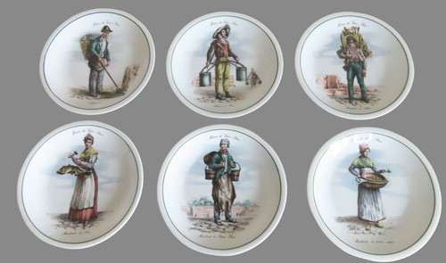 Assiette metiers vieux - du,