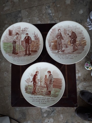 Assiettes porcelaine de - 3,