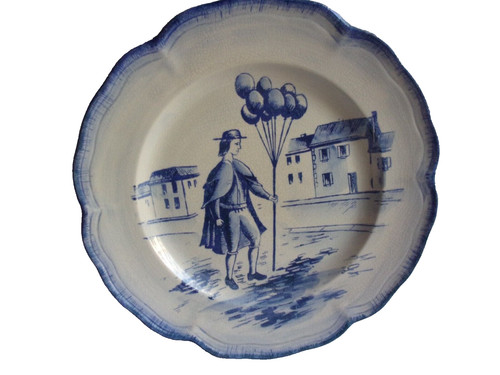 Assiette faïence france - de,
