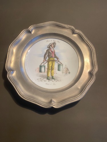 Assiette métiers vieux - assiette,