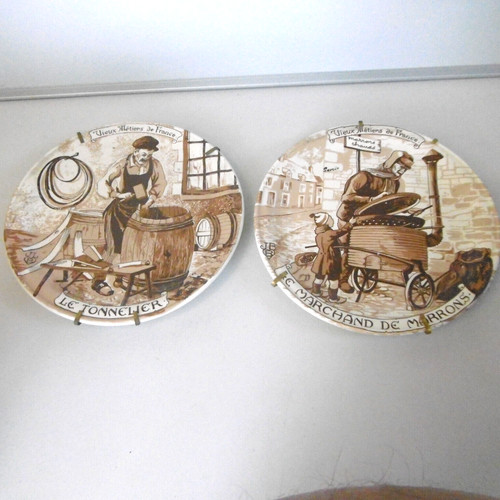 Assiettes vieux metiers de - assiettes,