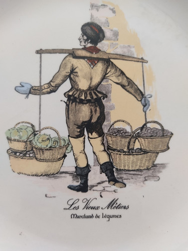 Vintage lot assiettes - 6,