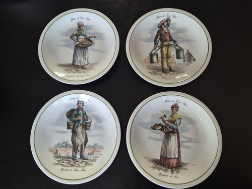 Assiettes les métiers - mÉtiers, du