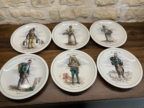Assiettes faïence série - assiettes,