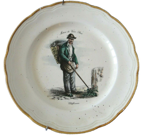 Assiette plat métiers - métiers, du