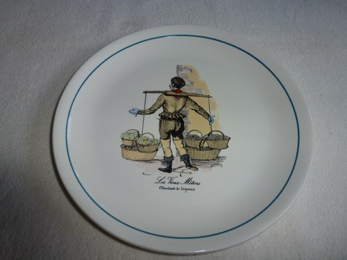 Assiette plate moulin - plate,