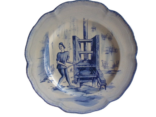 Assiette faïence france - assiette,