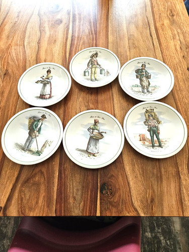 Série petites assiettes - 6,